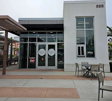 Exterior storefront of Donnie's Doughnuts at ONE DAYTONA