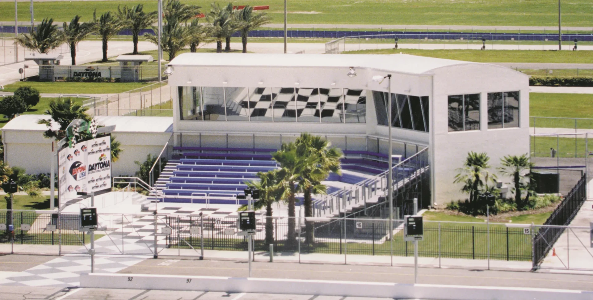 Winner's Circle grandstand structure at Daytona International Speedway